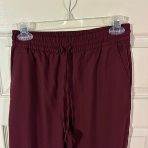 GAP Wide Leg Pants in Deep Burgundy